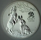 Photo of a 2023-P Australian Silver Lunar 1 oz from an eBay listing that sold on May 9, 2026