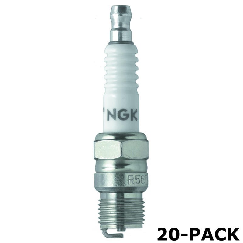 NGK Spark Plug 2405 20-PACK V-Power R5673-6 14mm Copper/Nickel, Tapered, 6