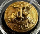 Rare Non Dug Civil War  💥 🇺🇸 💣 Confederate Navy Coat Button