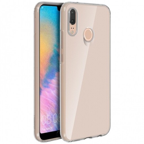 Carcasa original Huawei Soft Touch Semirrígida para Huawei P20 Lite transparente - Imagen 2 de 4