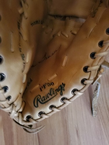 Vintage First baseman 1970s Gene Tenace Rawlings PF50 Baseball Glove FREE SHIP! - Picture 6 of 11