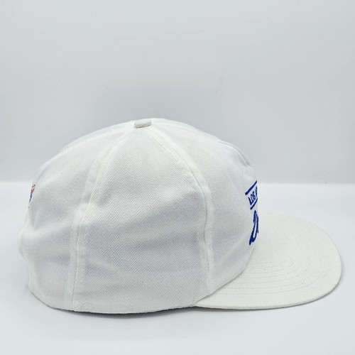 Los Angeles Dodgers Vintage 80s Annco Bar Script Snapback Hat - White Color Cap - Picture 3 of 9
