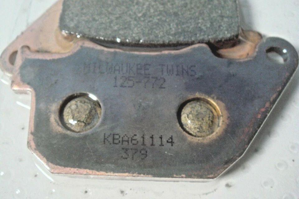 Pastillas de freno de disco traseras sinterizadas Harley Sportster 2004-13 42836-04 MT 125-772 Y2 Foto 3 de 4