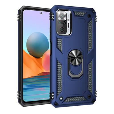Hot For Xiaomi Redmi Note 10S 11 5G 11 Pro 9T Armor Ring Holder Stand Phone Case