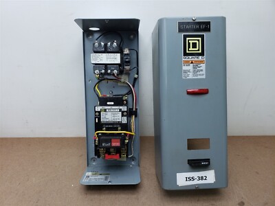 Square D 9991SCG1 Size 0 Enclosed Starter Start Stop & Indicating Light NOS