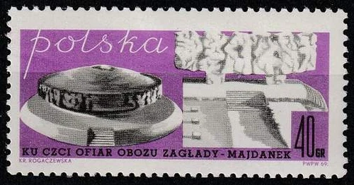 Polen postfris 1969 MNH 1950 - Majdanek Monument