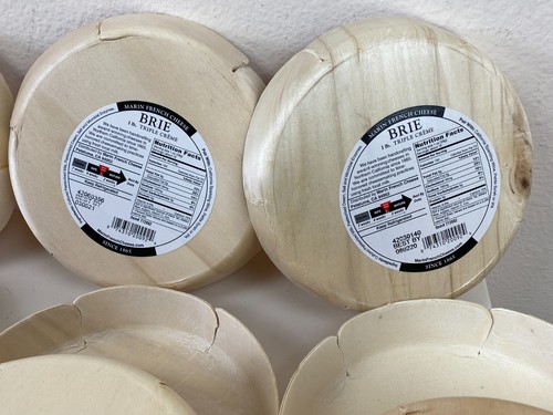 20+ Craft French Brie Light Wood Round Box DIY Home Décor Empty Cheese Container - Picture 10 of 12