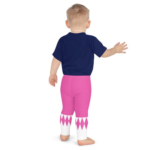 Fighter Pink Halloween Costume Leggings Toddler Pants Cute Holiday Baby Clothing - Picture 7 of 21