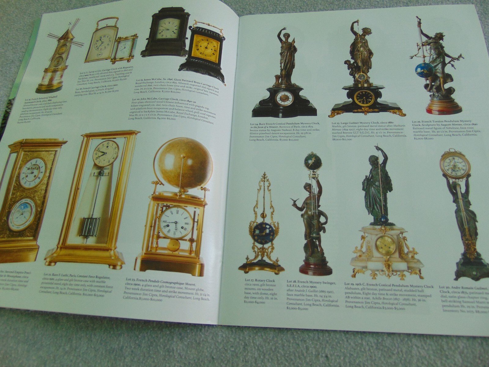 COTTON AUCTIONS MARCH 31ST 2023 AUCTION GUIDE IMPORTANT TIMEPIECES