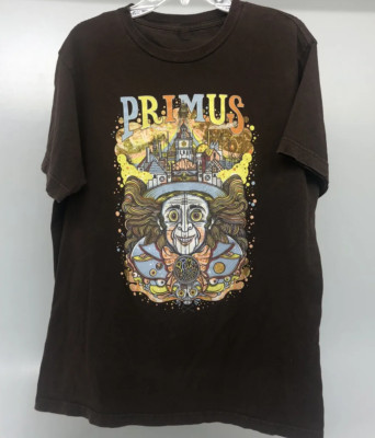 Primus Band Chocolate Factory Tour Shirt Classic Black Unisex S-2345XL EM0333