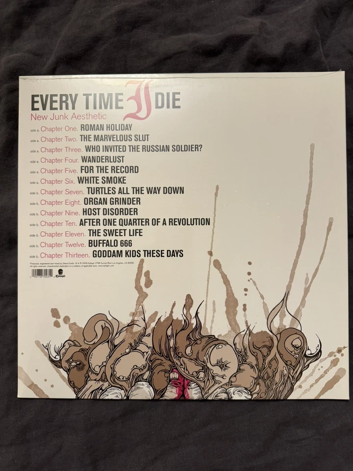 Every Time I Die - NEW JUNK AESTHETIC - Vinyl LP - NEW & SEALED!! ETID BUFFALO - Image 3 of 3
