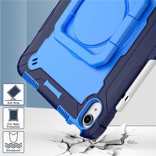 Für iPad 11/10. Gen 10,9" 2025 stoßfeste Panzerung 360° drehbarer Ständer Hülle Cover - Bild 79 von 116