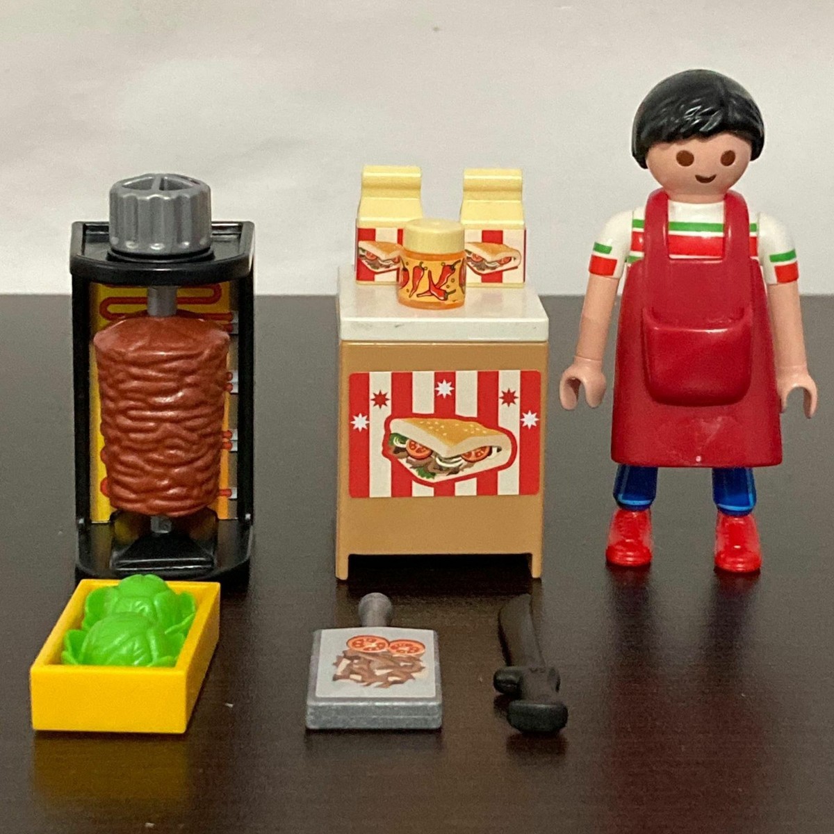 Stand Snack Kebab Playmobil - Occasion, Parfait Pour Compléter Ta Collection