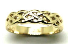 Kaedesigns,Genuine 9ct White, Rose Or White Gold Large Celtic Ring In Your Size