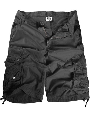 Mens Twil Cargo Shorts Casual Pants 30 44 Multi Pocket Loose Fit Outdoor Camping - Picture 3 of 18