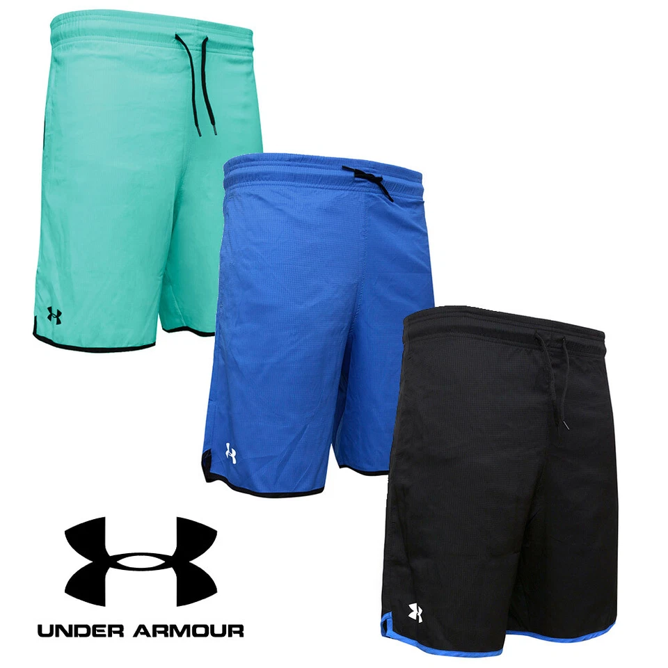 Pantalones cortos ligeros Under Armour para hombre ropa deportiva corte suelto cintura elástica