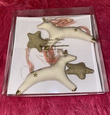 Meri Meri Organic Cotton Baby Hanging Mobile Natural Unicorn Stars