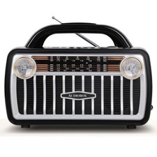 RX-511BT Audiobox 7-Band Retro Style Radio with Bluetooth and MP3 Pl FVS013047