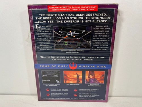 Star Wars X-Wing Imperial Pursuit IBM 3.5” Disk, Lucas Arts (1993) Big Box - Picture 10 of 10