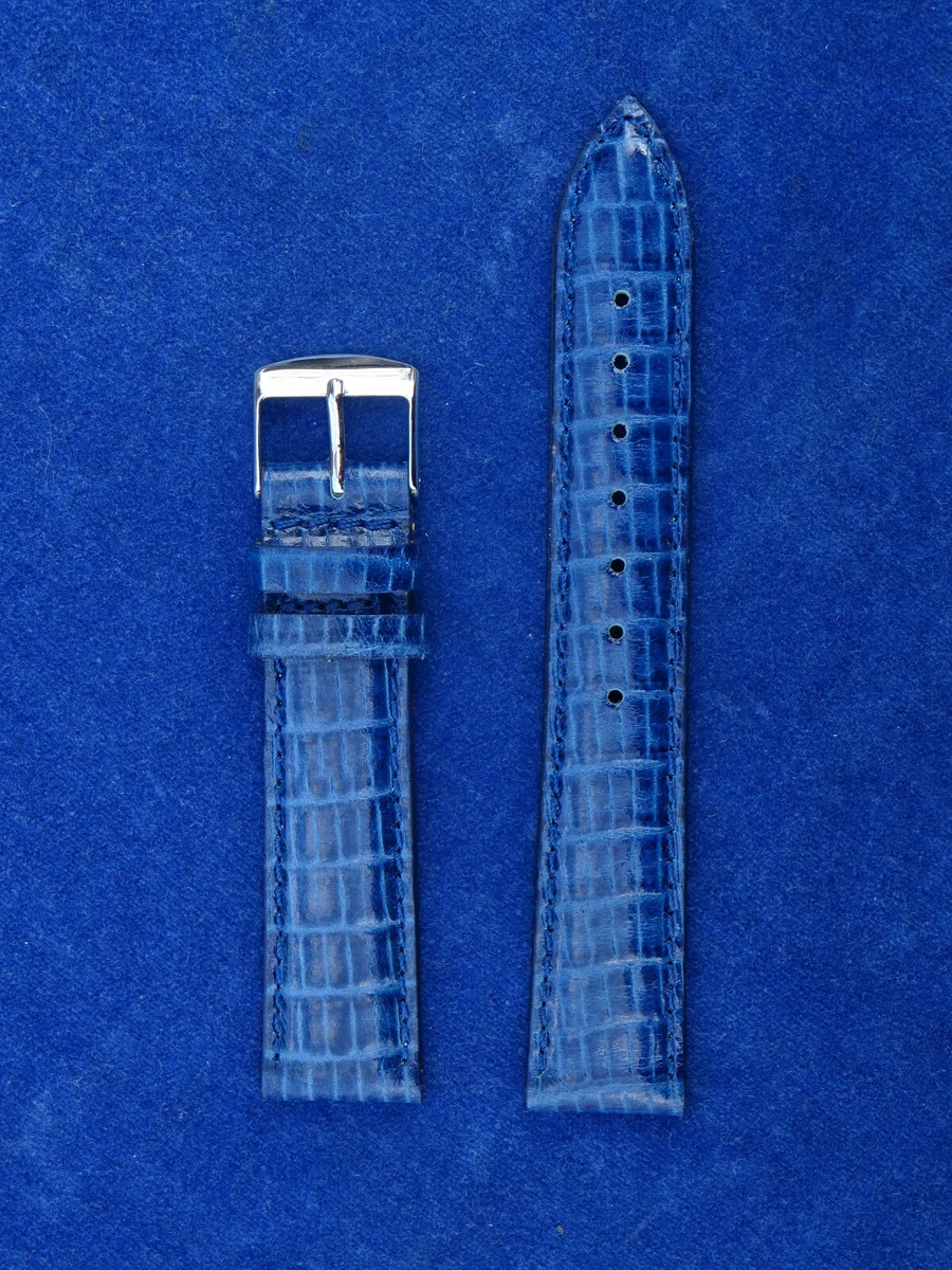 Bracelet De Montre Cuir Bleu Marine 21mm - Neuf, Marque Festina