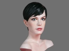 Resin Figure Kit 1/10 Short hair female bust Garage Model Kit
