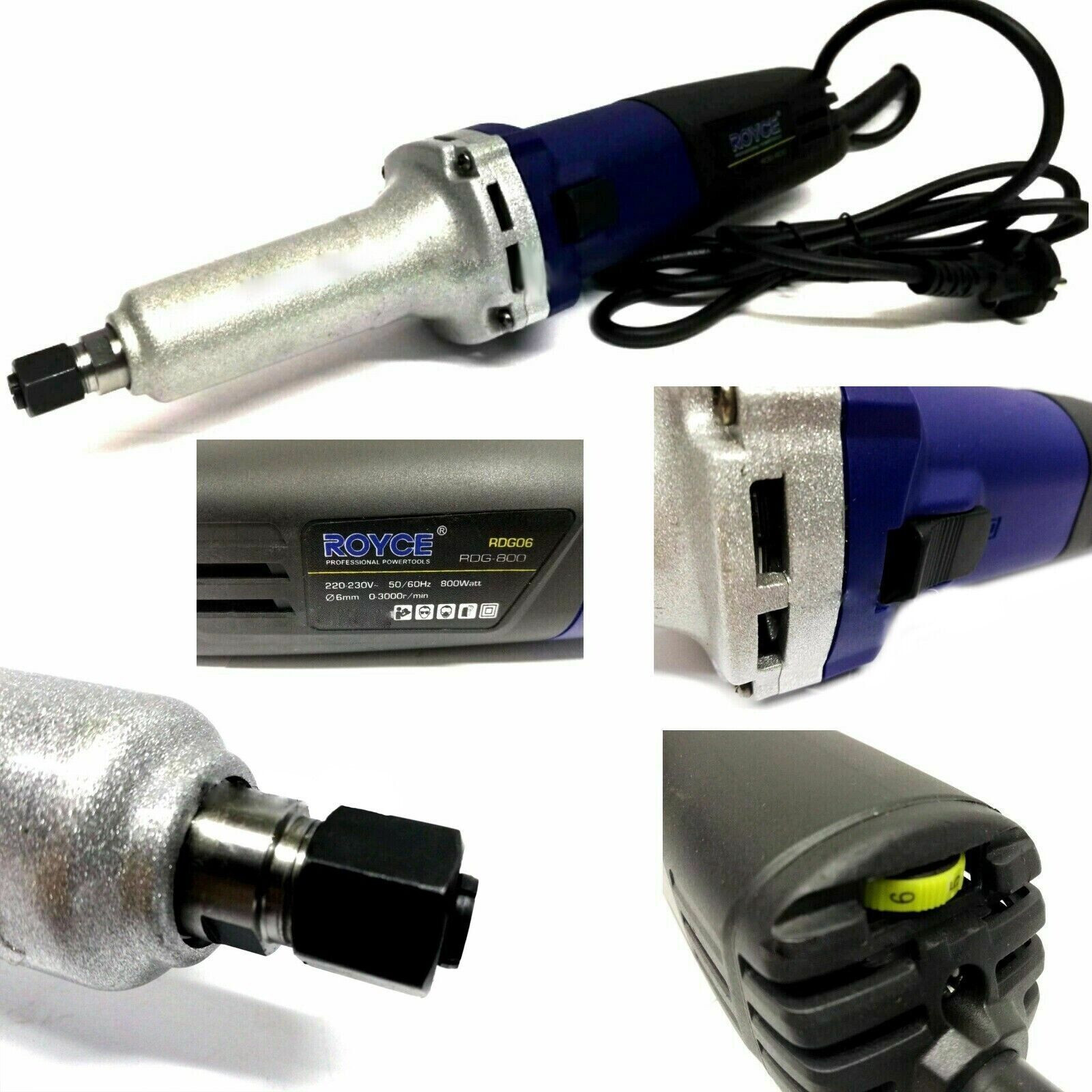 Smerigliatrice Assiale per Spazi Stretti 800W - Regolatore Velocità