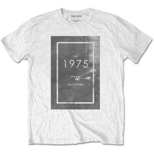Image of The 1975 T Shirt Facedown Band Logo Official Mens White L