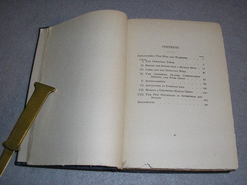 Antique Psychology Book Our Unconscious Mind Autosuggestion Libido Pierce 1923 - Foto 7 di 12
