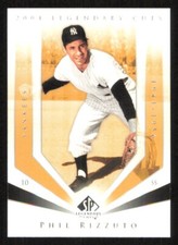 2004 SP Legendary Cuts PHIL RIZZUTO Base Baseball card NEW YORK YANKEES