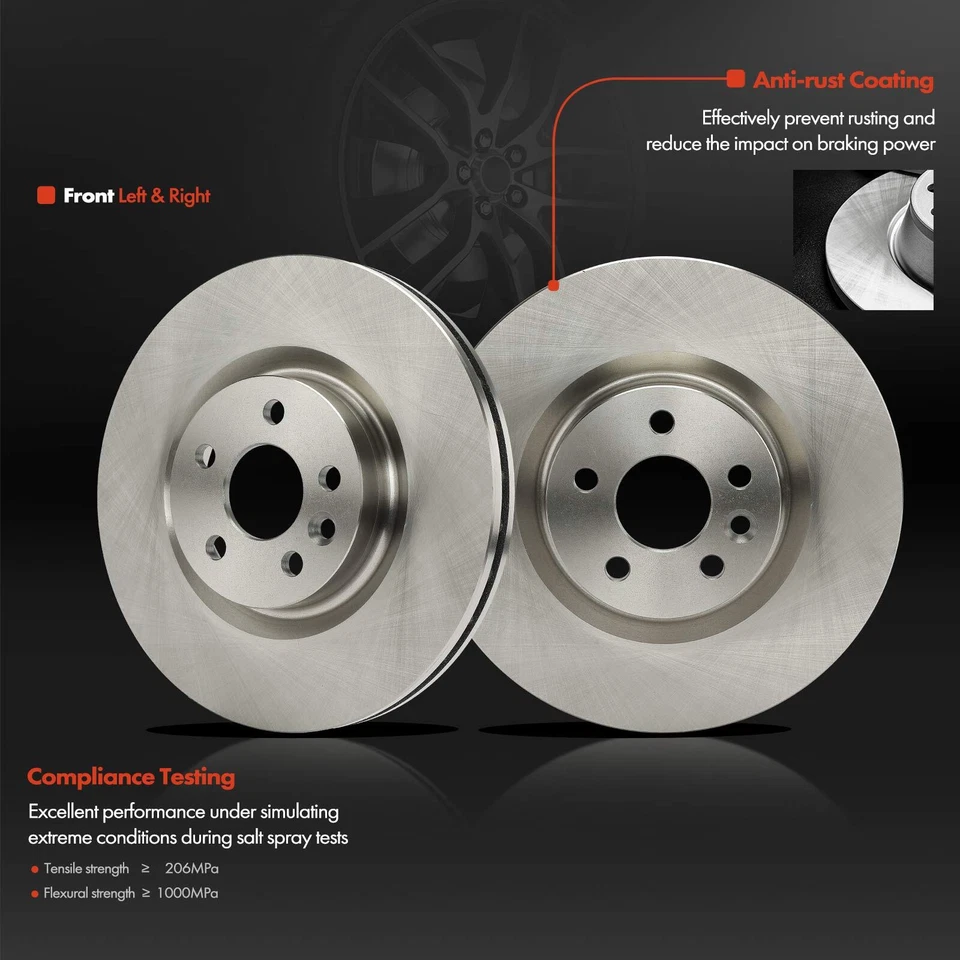 Передний дисковый тормоз ротор и керамическая тормозная колодка для Land Rover Discovery Sport Jaguar - Изображение 4 из 4