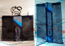 SACCHE a RETE CRESSI SUB in nylon per la pesca, nuove, vendita singola, e altro