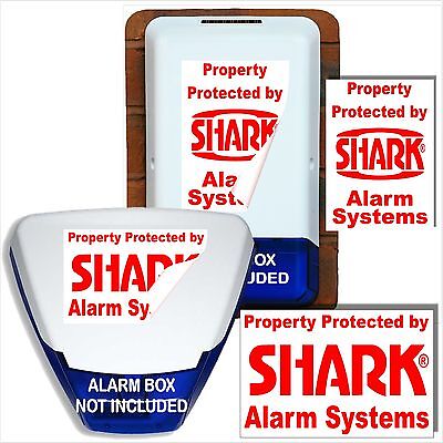 1 x Burglar Alarm Bell Box Sticker-Home,Business Security Solution-Portrait
