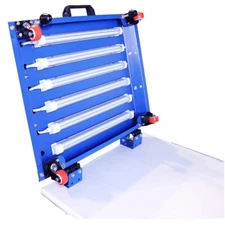 TECHTONGDA 40*50cm 110V LED Movavle Exposure Unit 15.7*19.6in 4 Wheels w/ Timer
