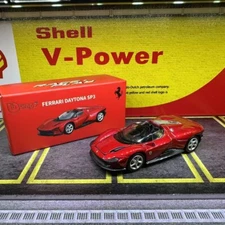 Bburago 1:64 Ferrari Daytona SP3 Racing Sports Model  Metal Car Toy Box Red New