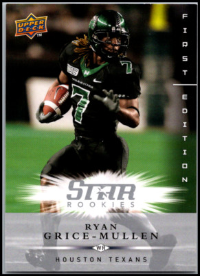 2008 UD First Edition Star Rookie RC #184 Ryan Grice-Mullen FREE SHIPPING!