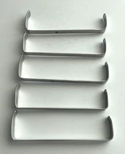 LOT OF 5 Pilling 164702 Farabeuf Retractors, 4 1/2″, 3/8″ & 1/2″ Blade Widths