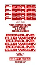 1984 Ford Truck 6.9 Liter Diesel Engine Owners Manual User Guide Operator Book