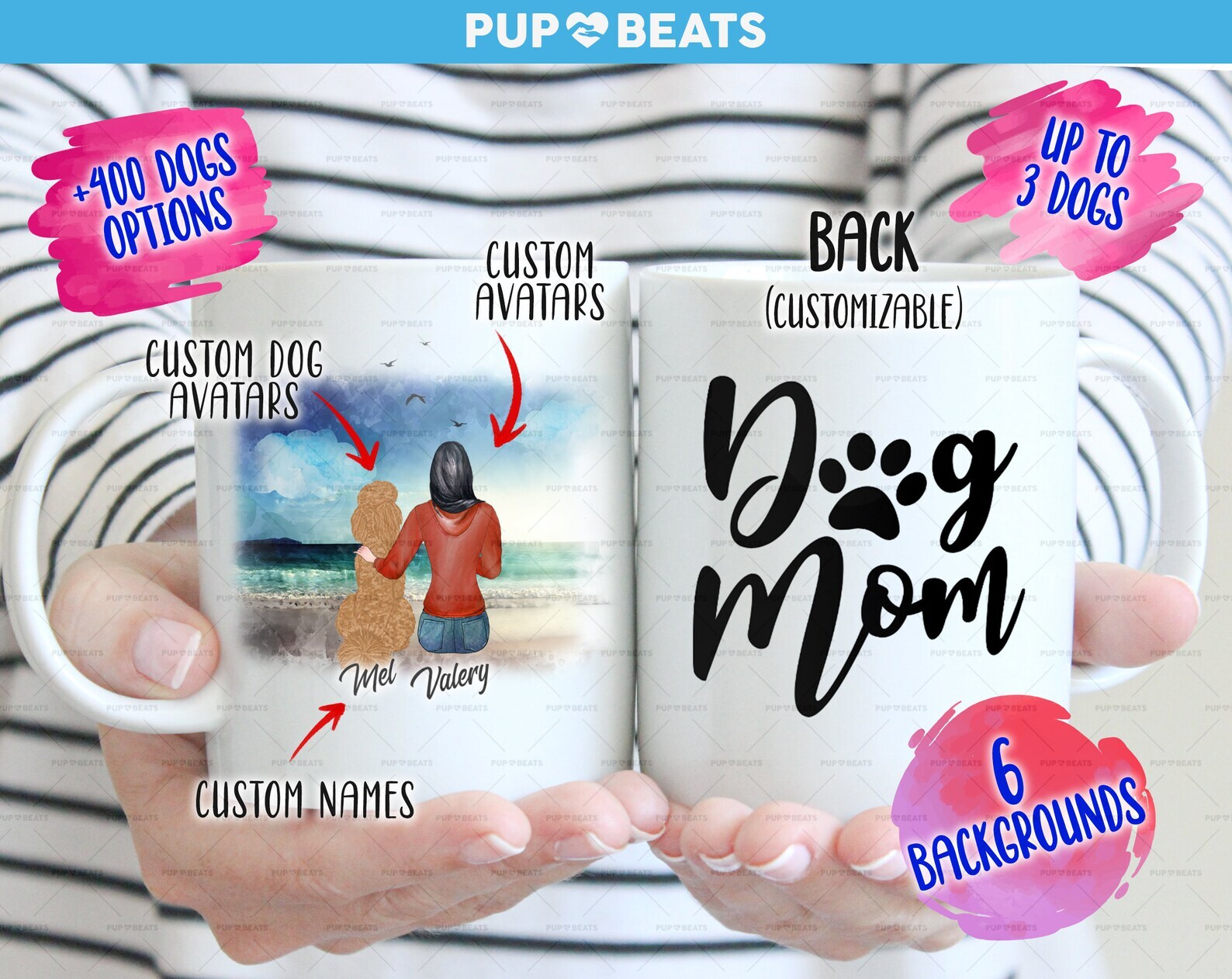 Personalized Dog Mug Dog Mom Mug Dog Coffee Mug Dog Lover Mug Pet Mug Dog Mom