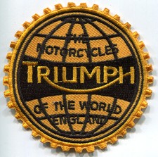 TRIUMPH (MOTORCYCLES OF THE WORLD) PATCH (PWP011)