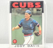 1986 Chicago Cubs Topps Jody Davis Baseball Cards 25 Pk.!!