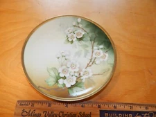 RS GERMANY HAND PAINTED 6 1/4" PLATE DISH GOLD