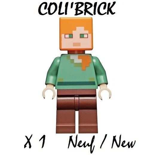 Lego min017 Minifig figurine Minecraft - Alex - New Neuf