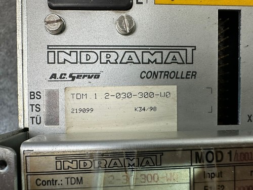 Indramat TDM 1.2-30-300-W1 A.C. Servo Controller - Bild 6 von 11