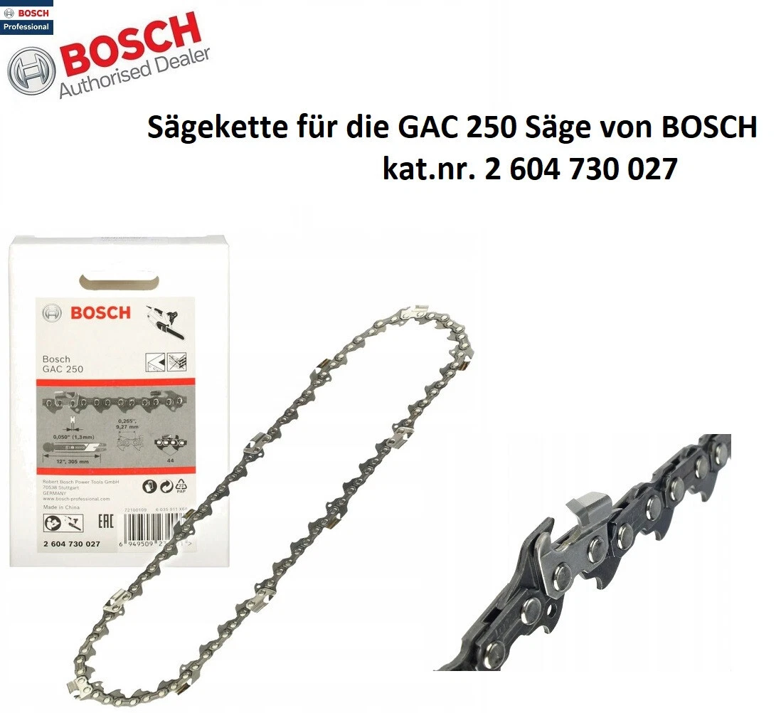 Original Sägekette für die GAC 250 Säge BOSCH 2604730027 Ytong  