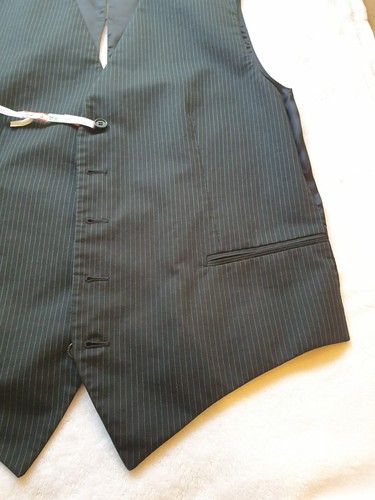 DIOR HOMME 2009 SS RUNWAY CAMPAIGN back SLASHED vest gilet black eu 50 - Picture 8 of 24