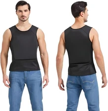 Body Armor Bulletproof Vest NIJ 3A  Stab-Proof Concealed Undershirt for Security
