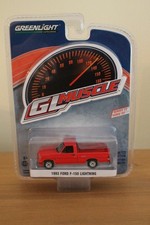 Greenlight GL Muscle RED 1993 Ford F-150 Lightning Pickup Truck