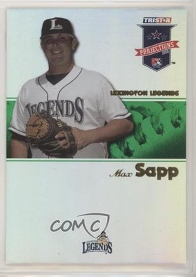2008 TRISTAR PROjections Green Reflectives 50/50 Max Sapp Maxwell Sapp #190 1c1