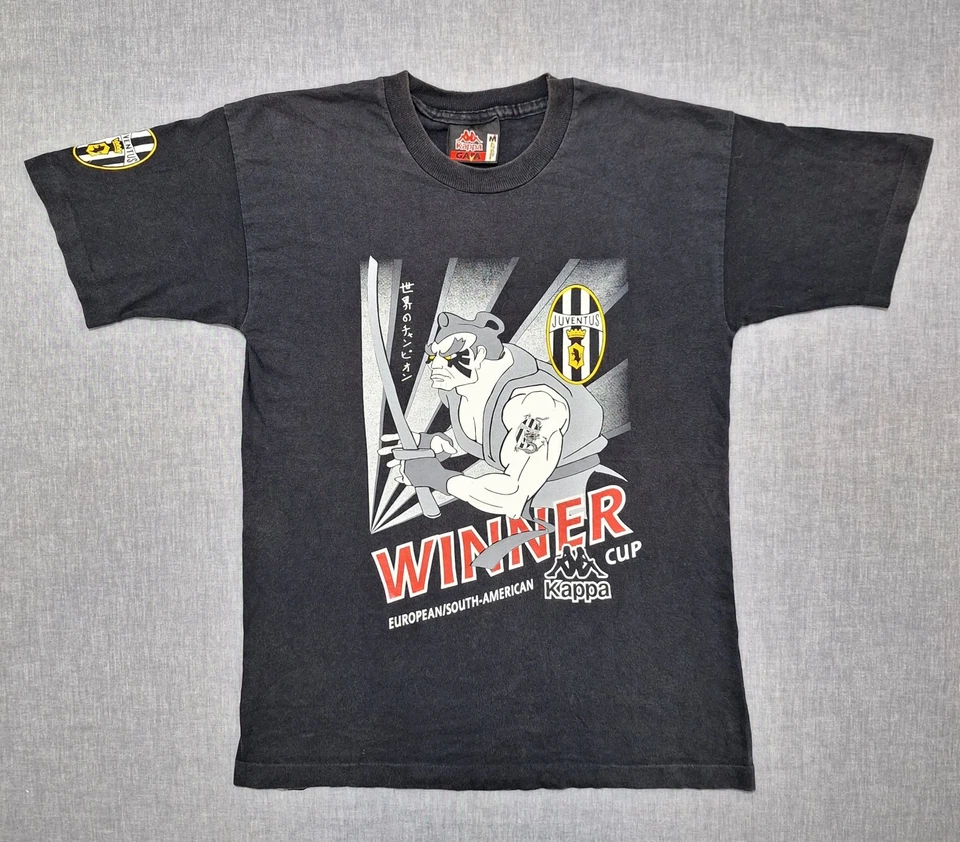 Camiseta de fútbol JUVENTUS 1996 Kappa Copa de Europa Sudamericana Tokio Camiseta M Foto 2 de 4