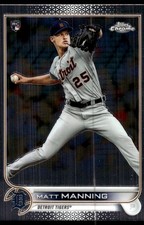 Matt Manning 2022 Topps #31 Detroit Tigers MLB READ FREE SHIPPING AutographDen